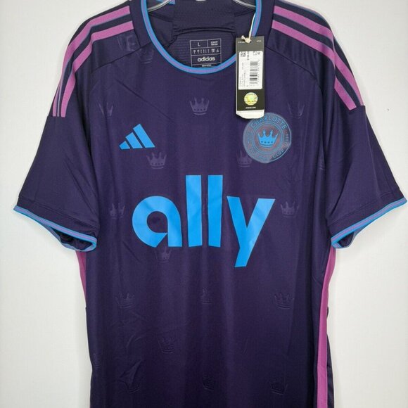 CHARLOTTE FC adidas 23/24 Crown Jewel Kit Authentic Jersey AEROREADY Men's Large - Picture 1 of 3